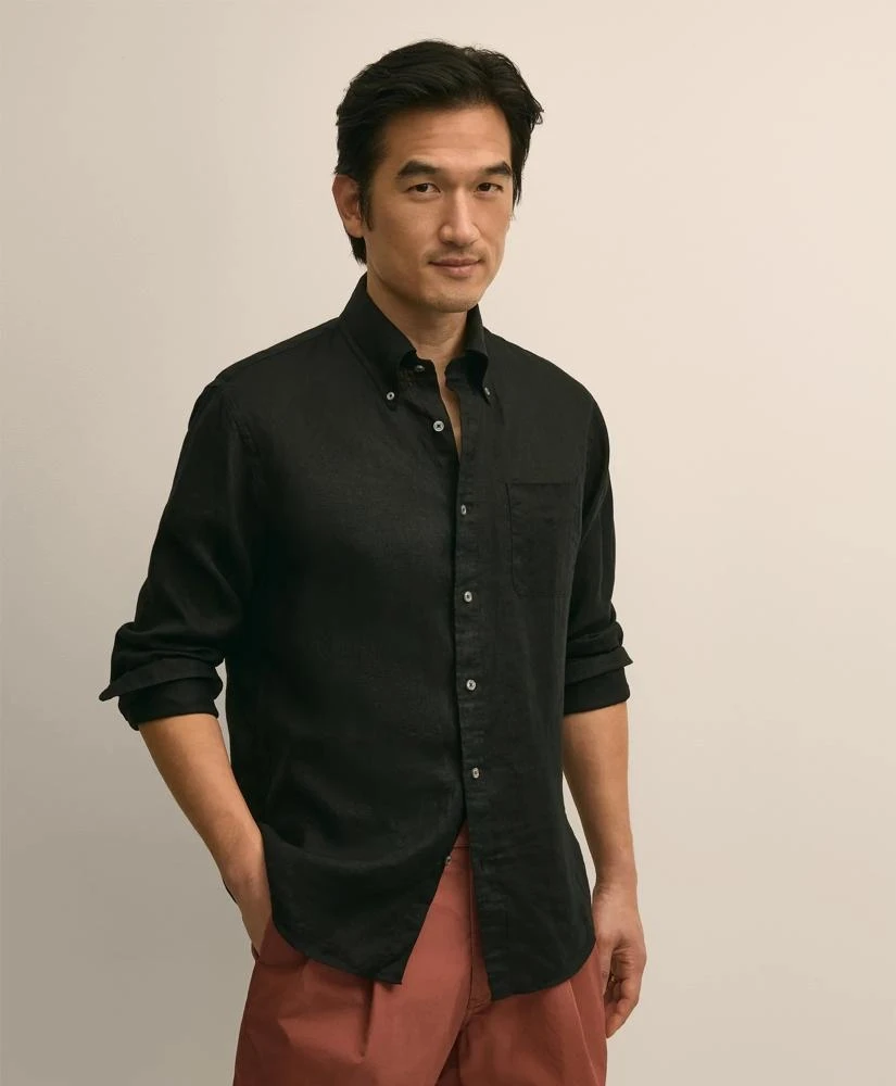 Brooks Brothers Irish Linen Sport Shirt