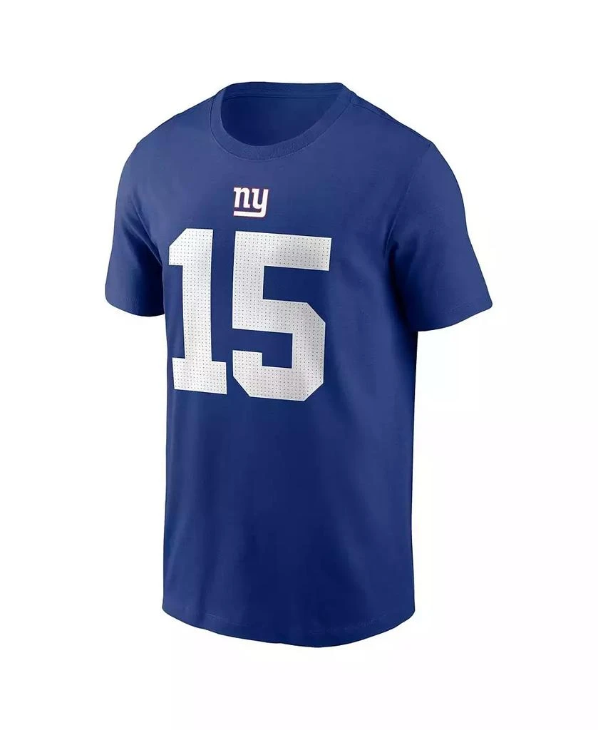 NIKE Men's Tommy DeVito Royal New York Giants Name and Number T-shirt 2