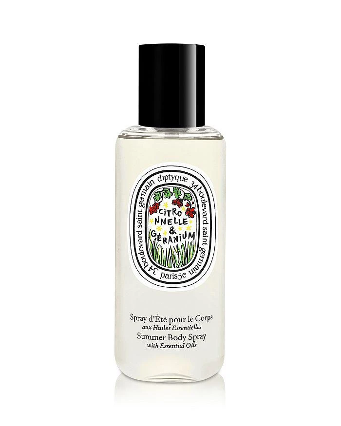 Diptyque Citronnelle (Lemongrass) & Geranium Summer Body Spray 3.38 oz. 1