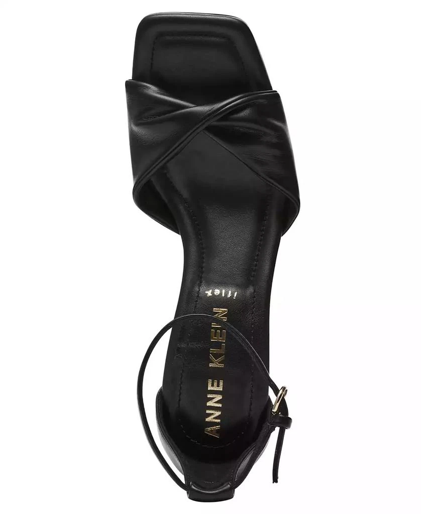 Anne Klein Women's Jessie Ankle Strap Two Piece Dress Sandals 4