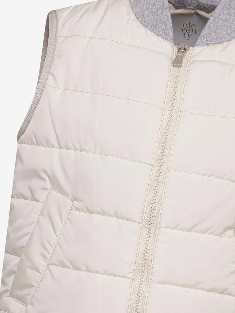 Eleventy Boys Padded Gilet in Ivory 3