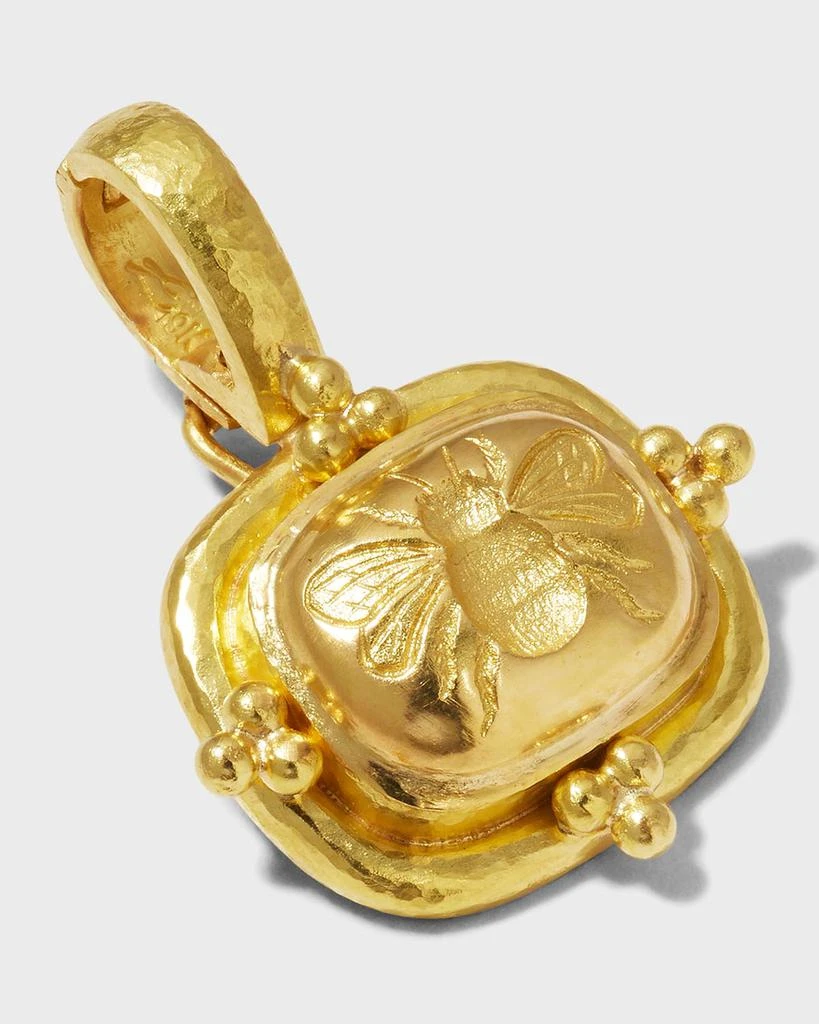 Elizabeth Locke 19K Gold Flat Bee Pendant 3