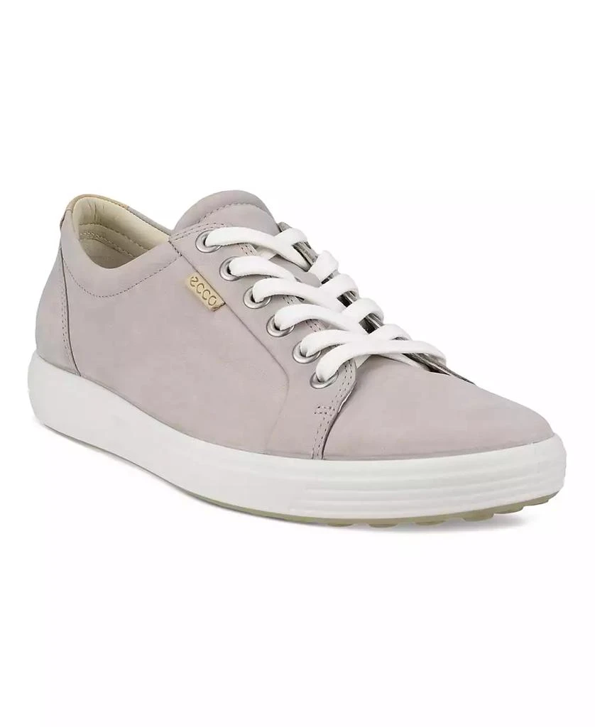 ECCO Women's Soft 7 Nubuck Leather Sneaker 1