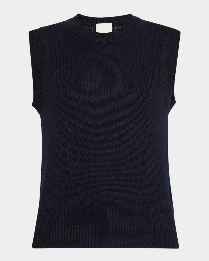 Allude Cashmere Crewneck Sweater Vest 1