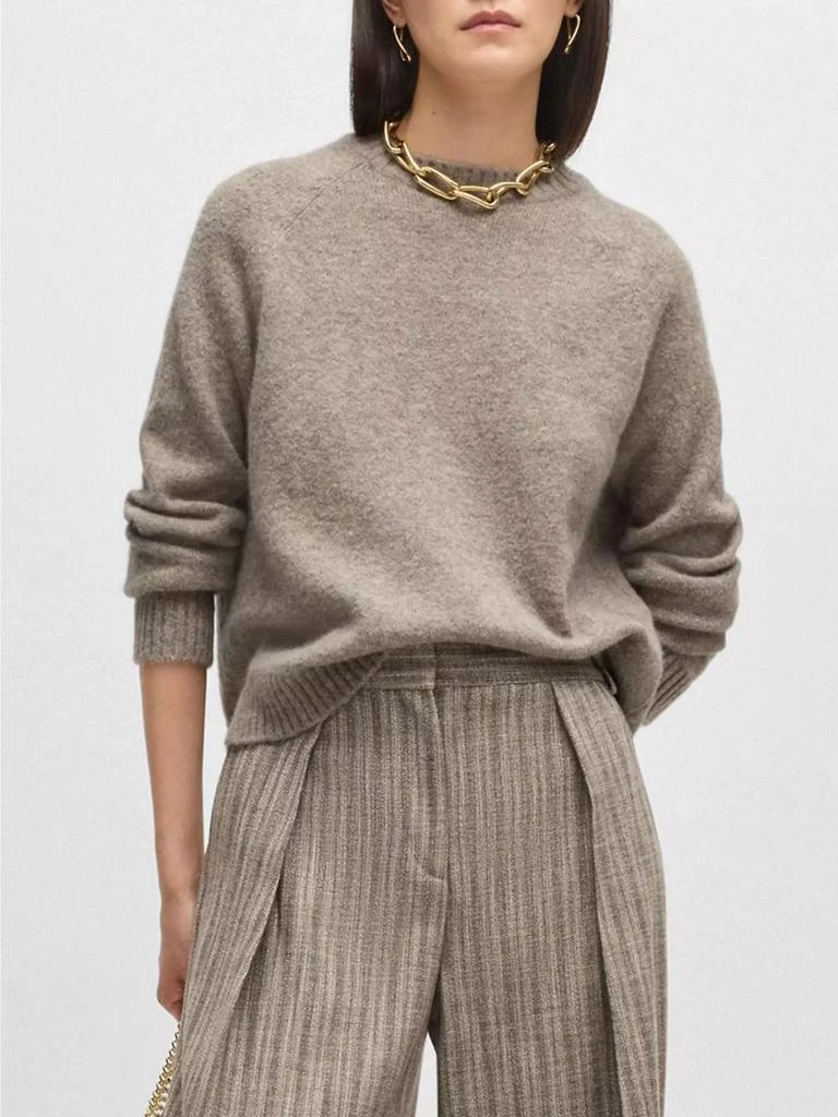 Hugo Boss Crew-Neck Sweater in Stretch Fabric 2