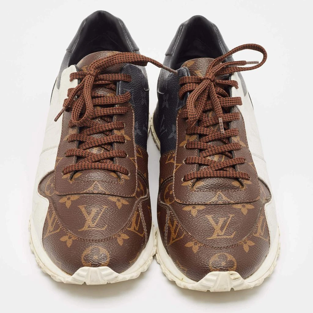 Louis Vuitton Louis Vuitton Brown/Black Canvas Run Away Low Top Sneakers Size 43 3