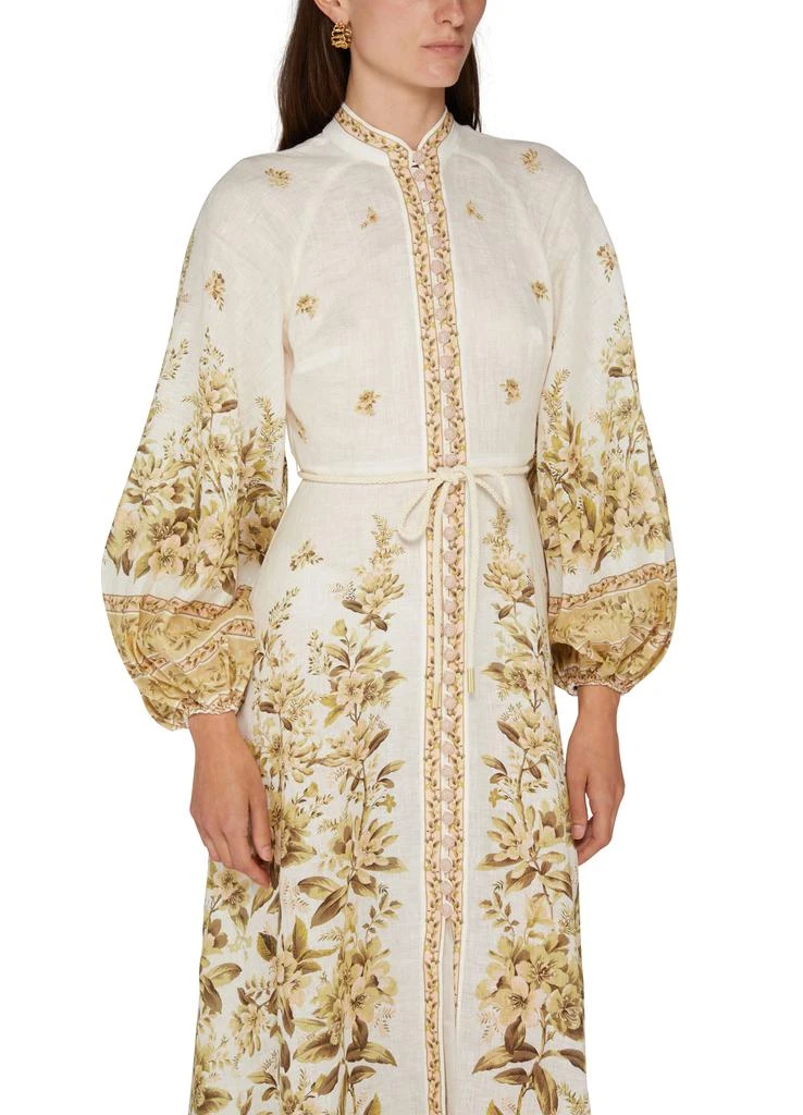 Zimmermann Golden buttoned midi dress 4