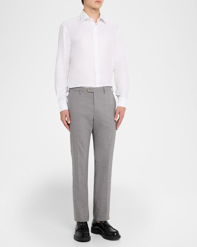 Stefano Ricci Men's Cotton-Linen Dress Shirt