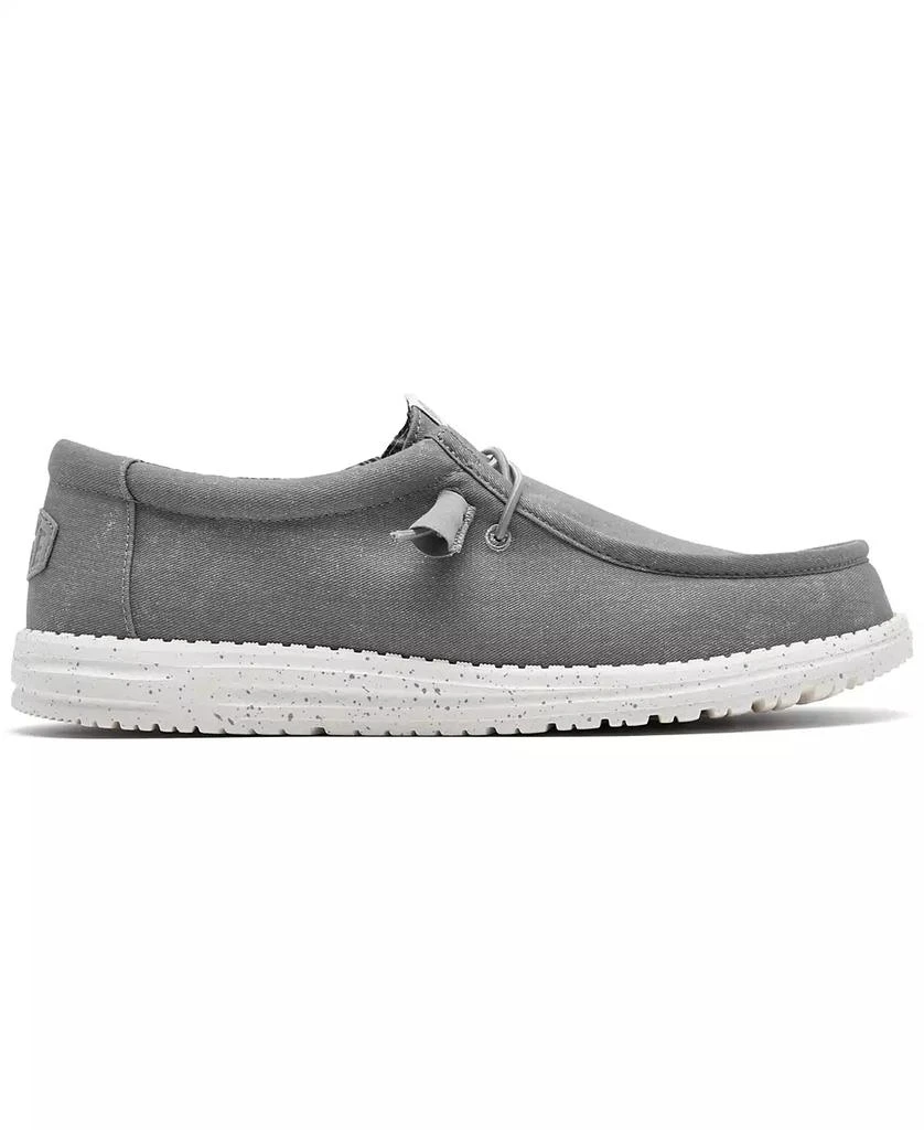 Hey Dude Men's Wally Canvas Casual Moccasin Sneakers from Finish Line 6
