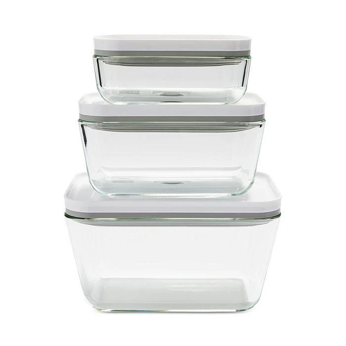 Zwilling J.A. Henckels Fresh & Save Vacuum Glass Containers, Set of 3 1