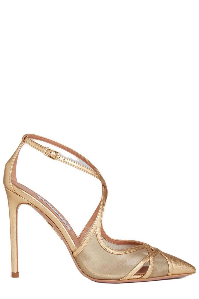 Aquazzura Aquazzura Cut-Out Detailed Pointed Toe Pumps