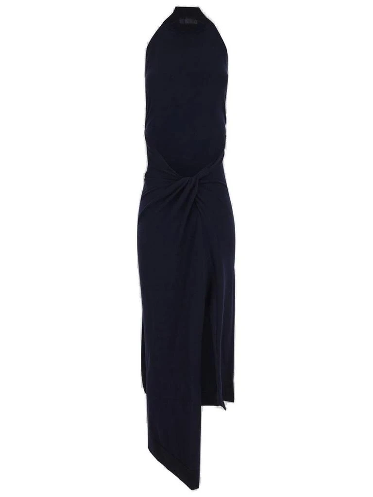 Fendi Fendi Open Back Asymmetric Knitted Maxi Dress 2