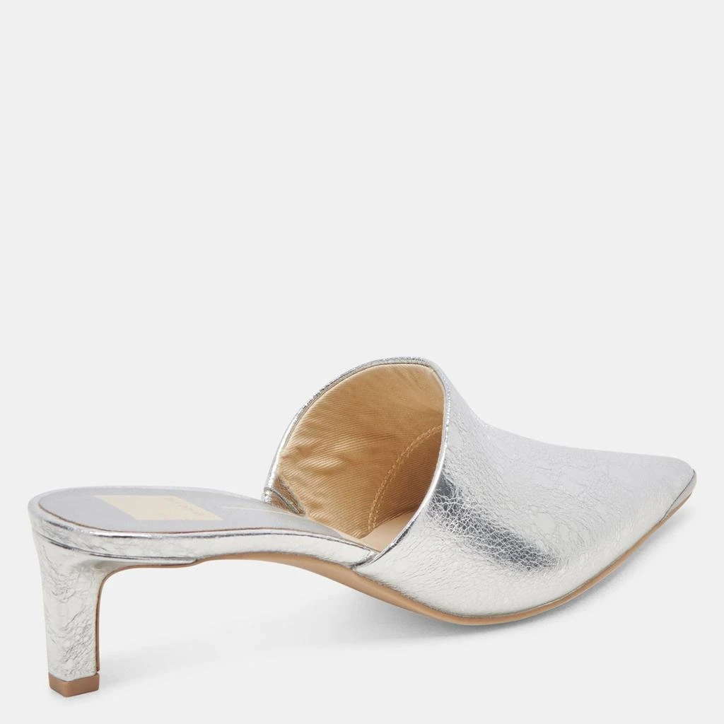 Dolce Vita Lexy Heels Silver Distressed Leather 5
