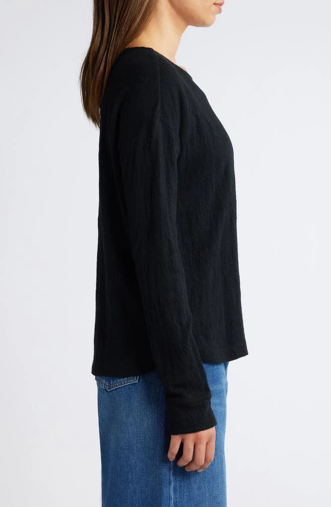 NIC+ZOE Relaxed Fit Cotton Jacquard T-Shirt 3