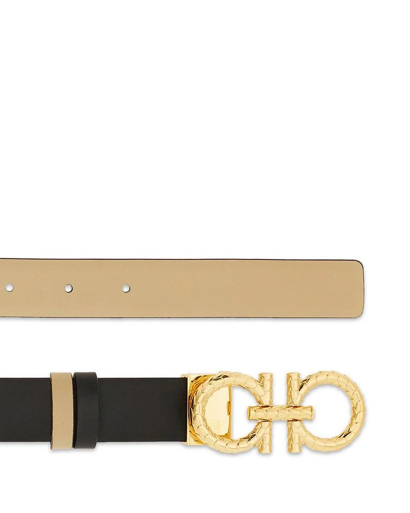 Salvatore Ferragamo Women's Adjustable & Reversible Gancini Belt 3