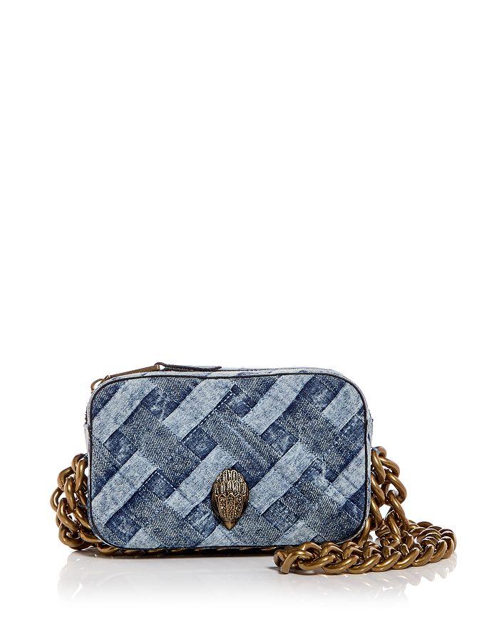 KURT GEIGER LONDON Small Kensington Denim Camera Bag