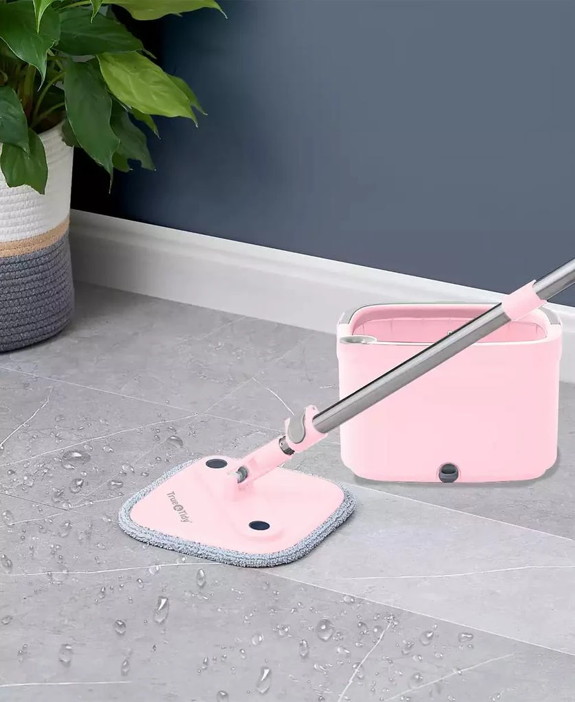 True & Tidy True Clean Spin Mop and Bucket System 5