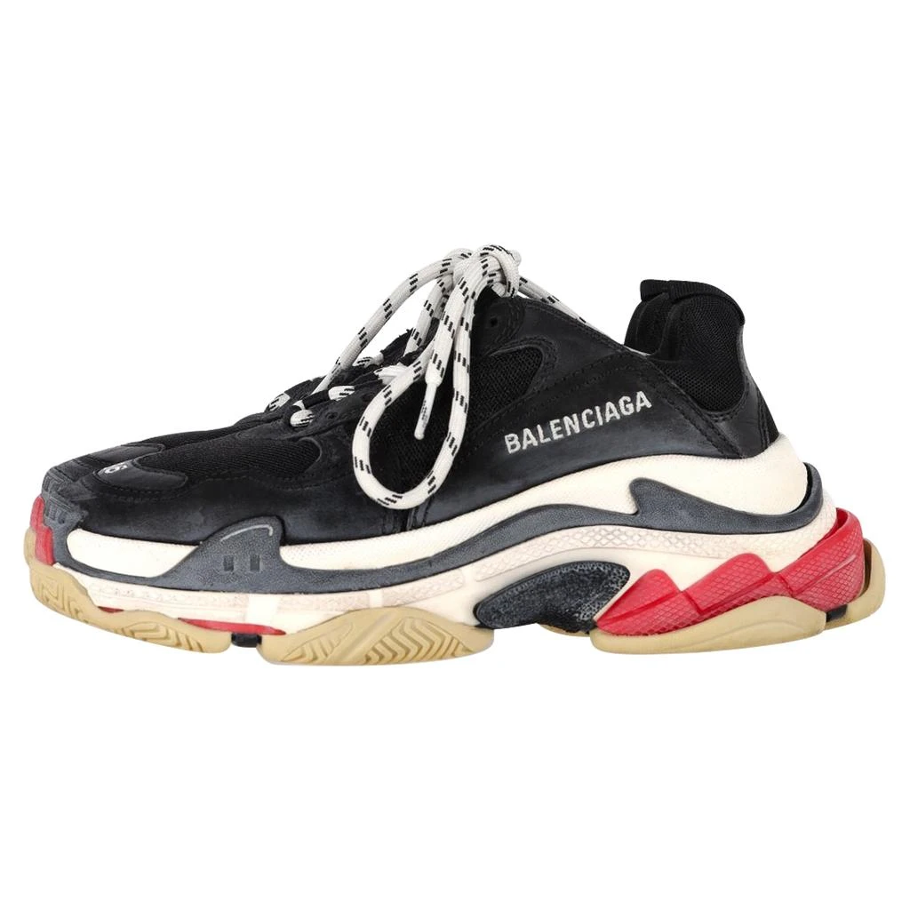 Balenciaga Triple S Sneakers in Black White Red Polyester 3