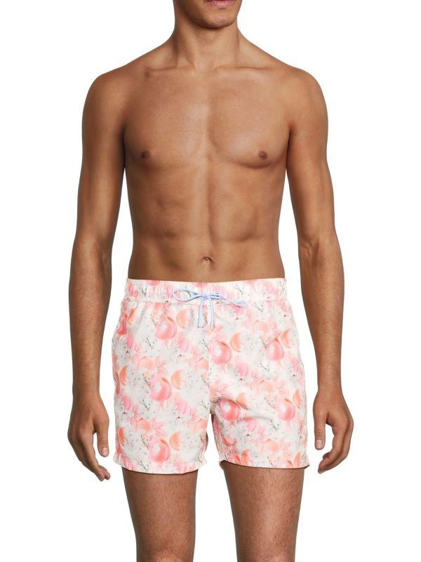 Siamo Verano Floral Drawstring Swim Shorts 1