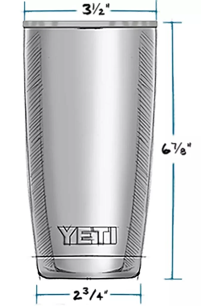 YETI YETI 20 oz. Rambler Tumbler with MagSlider Lid 4