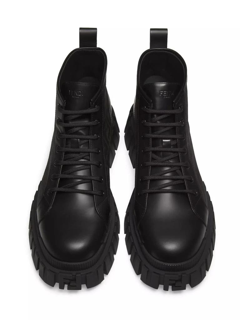 Fendi Lace-Up Ankle Boots 4