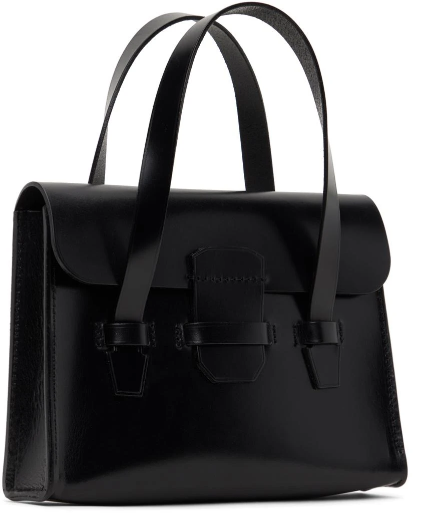 Comme des Garcons Black Bridle Leather Bag 2