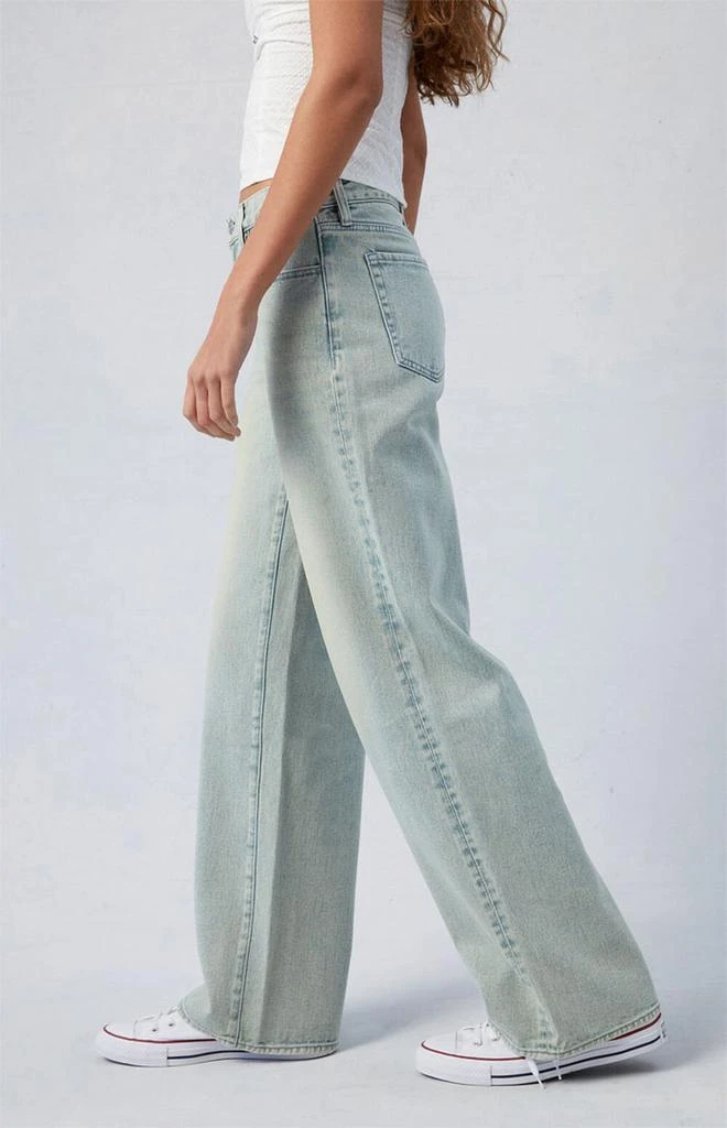 PacSun Light Indigo Parker Extreme Baggy Jeans 3