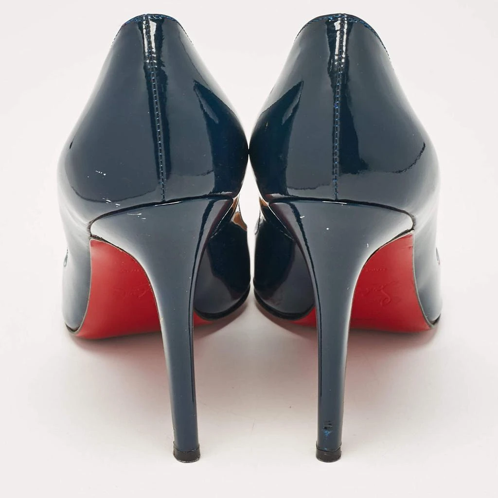 Christian Louboutin Christian Louboutin Navy Blue Patent Leather Pigalle Pumps Size 39.5 5