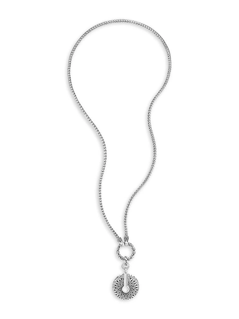 John Hardy Chain Classic Sterling Silver Amulet Pendant Necklace 3