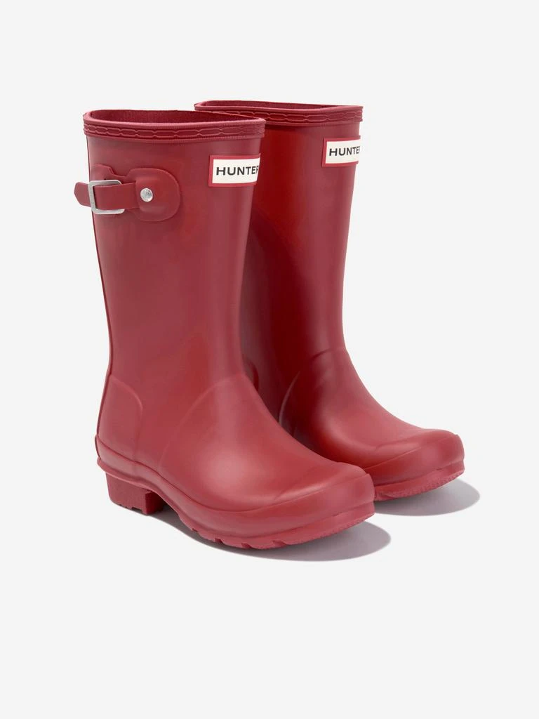 Hunter Hunter Kids Original Wellington Boots in Red 2