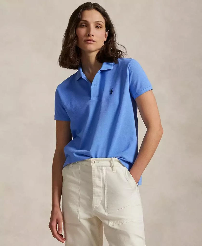 Ralph Lauren Women
s Classic-Fit Mesh Polo Shirt