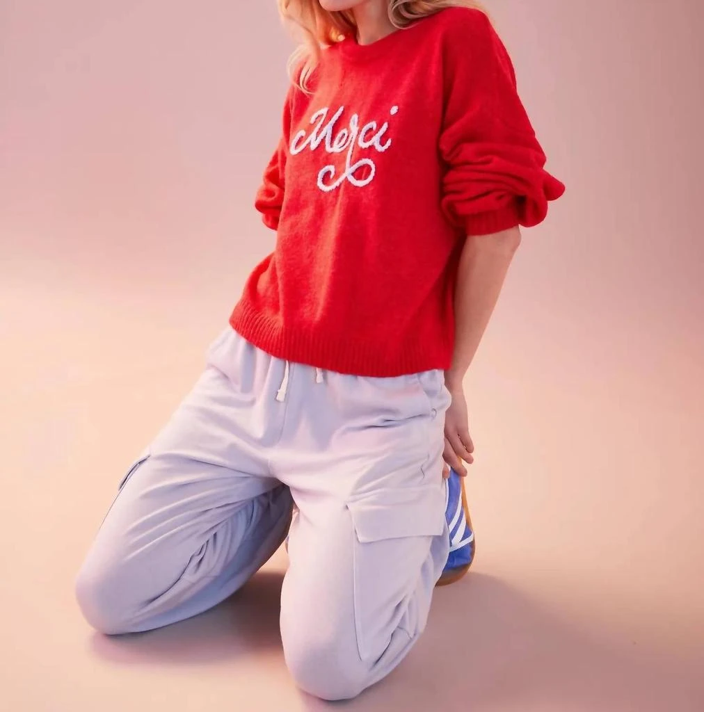 Sundry Sundry - Merci Crew Neck Sweater 5