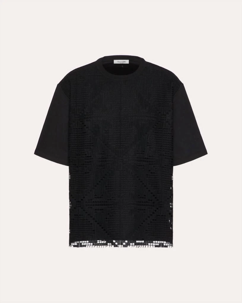 Valentino Valentino - Short Sleeve Crochet T-shirt 4