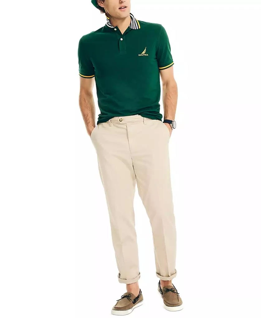 Nautica Classic-Fit Flat-Front Lightweight Beacon Pants 4