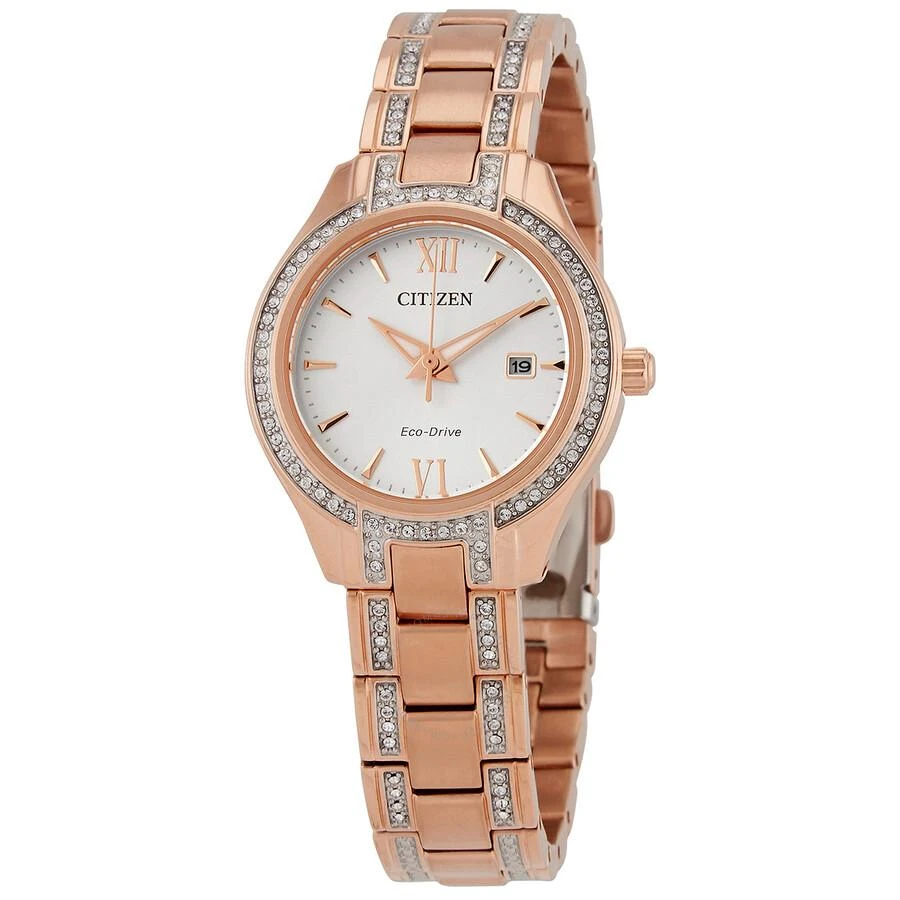 Citizen Silhouette Crystal Silver Dial Ladies Watch FE1233-52A 1