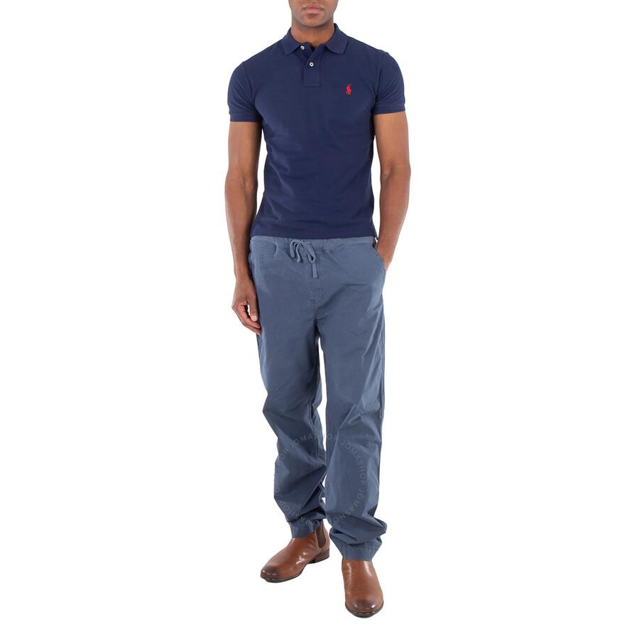 Ralph Lauren Straight-Leg Poplin Sweatpants