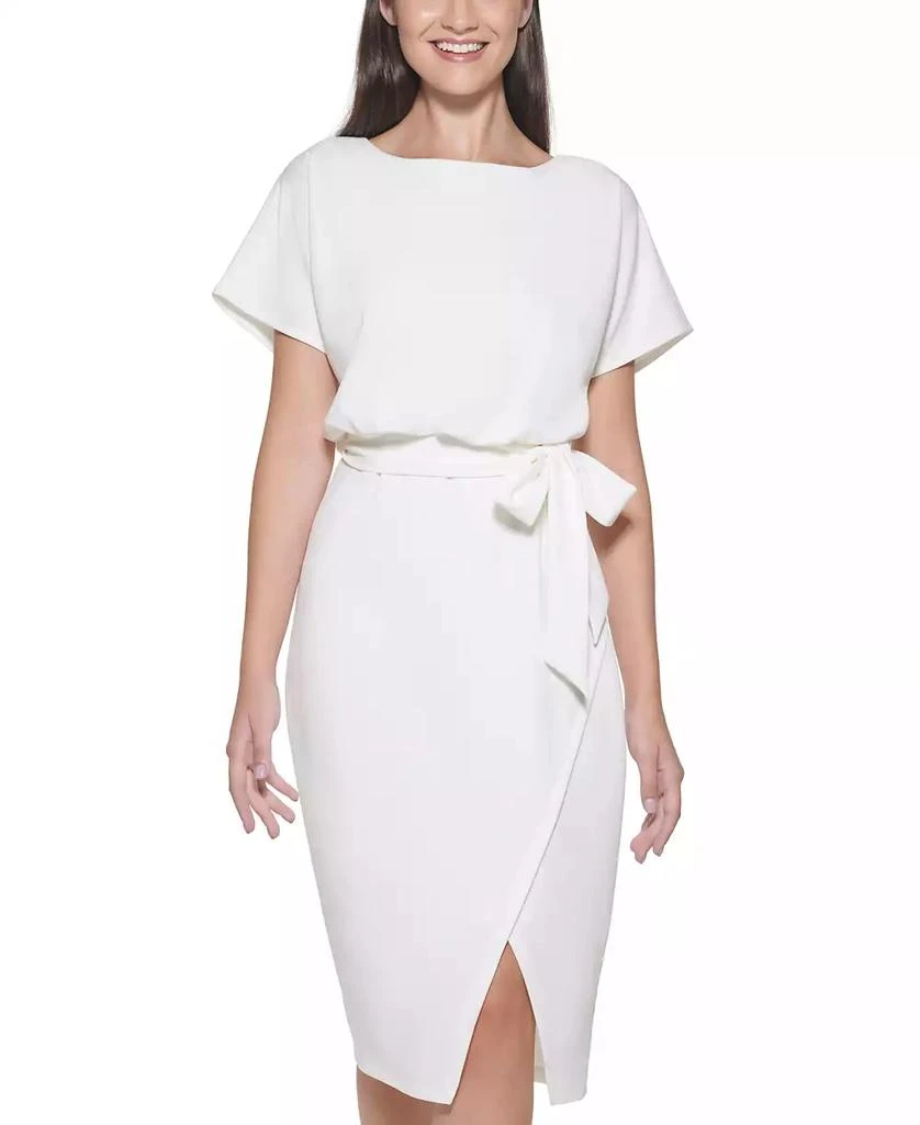 Kensie Blouson Wrap Dress 3
