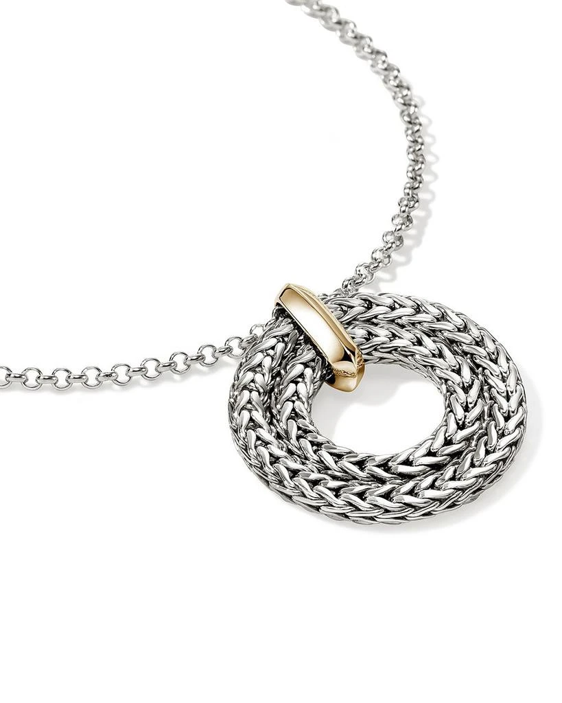 John Hardy Sterling Silver & 14K Yellow Gold Icon Link Pendant Necklace, 16-18" 4
