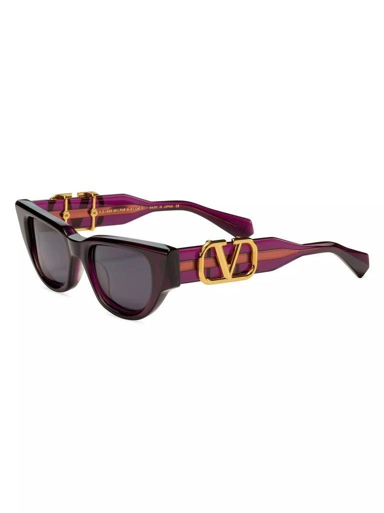 Valentino V-Due 50MM Cat-Eye Sunglasses 1