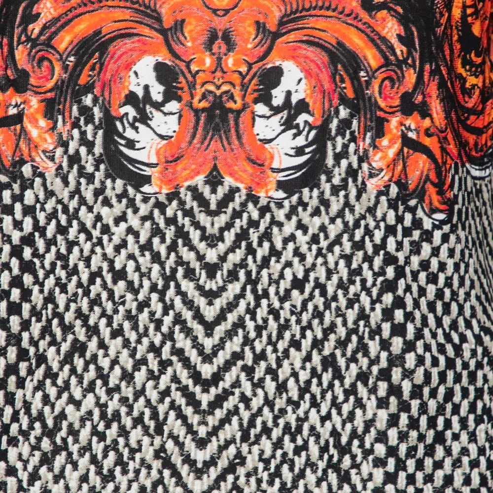 Roberto Cavalli Roberto Cavalli Multicolor Printed Jersey Long Sleeves Top M 4