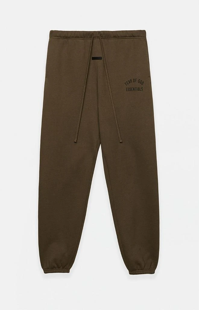 Essentials Olive Fleece Sweatpants 1