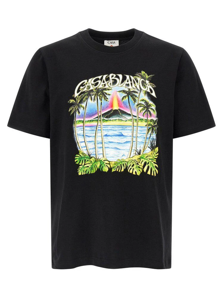 Casablanca Casablanca Volcano Print T-Shirt