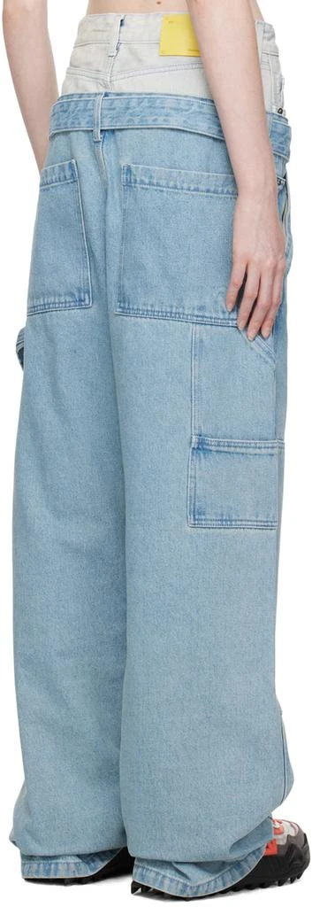 Off-White Blue Double Over Jeans 3