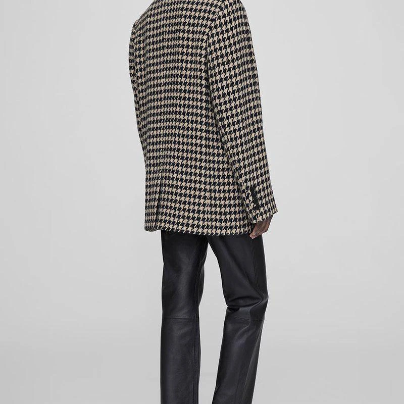 ANINE BING Kaia Blazer Houndstooth 2