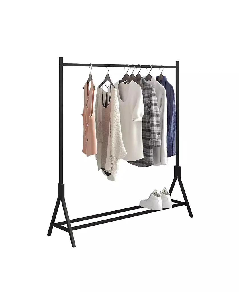 Streamdale Furniture Streamdale Freestanding Garment Rack with Multi-Purpose Hanger 5