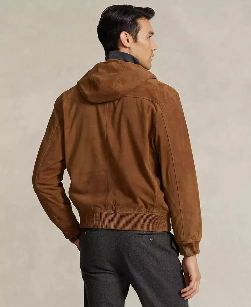 Ralph Lauren Men's Reversible Suede-Taffeta Hooded Jacket 2
