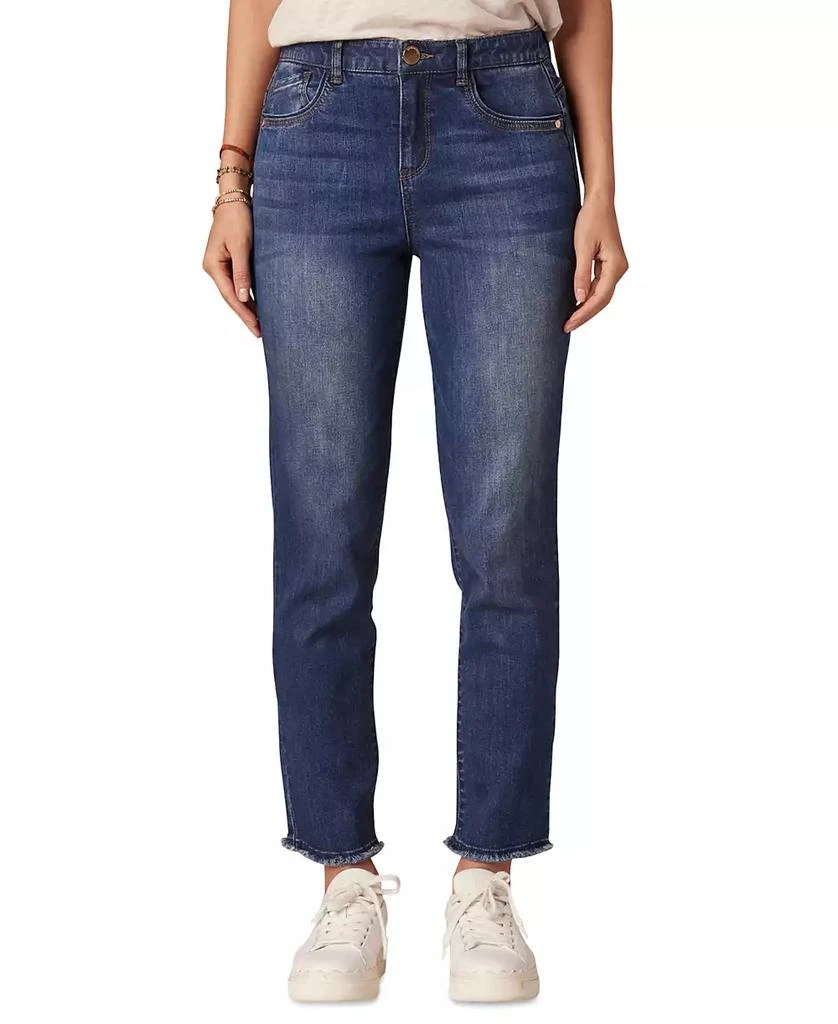 Democracy Petite "Ab"solution High-Rise Slim-Straight Jeans 1