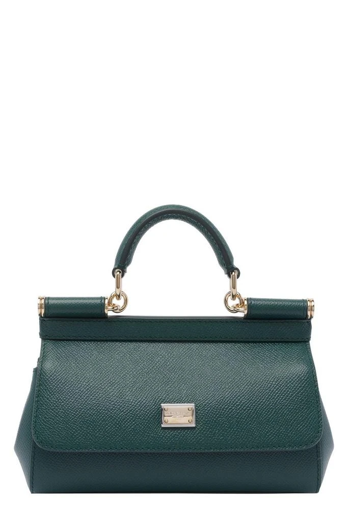 Dolce 
Gabbana Dolce 
Gabbana Logo Plaque Small Sicily Handbag 1
