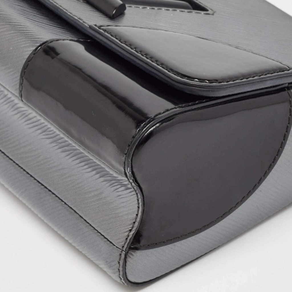 Louis Vuitton Louis Vuitton Anthracite Nacre/Black Epi Leather Twist MM Bag 16