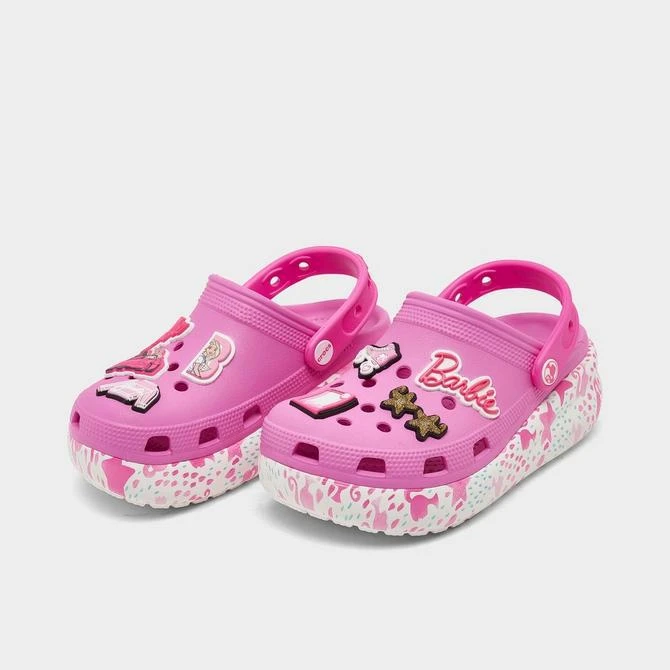 CROCS Girls' Big Kids' Crocs x Barbie Cutie Crush Clog Shoes 3